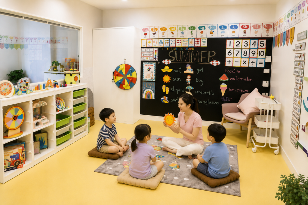 AP kowloon room with kids