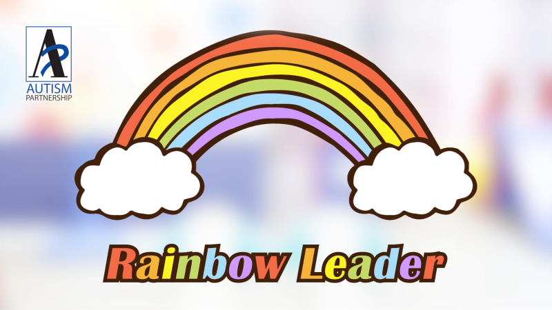 How to teach children with ASD social game Rainbow Leader Autism
